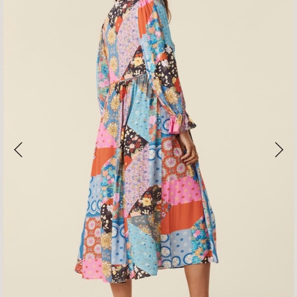 Spell & The Gypsy Cha Cha Gown Jewel Patchwork Dress Size XS – Boho Festival - Picture 2 of 12